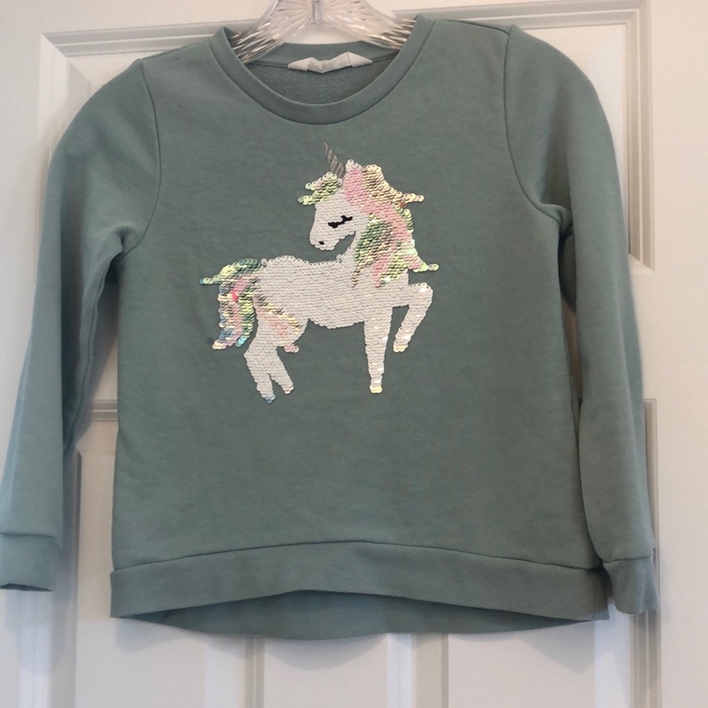 H&M unicorn sweatshirt